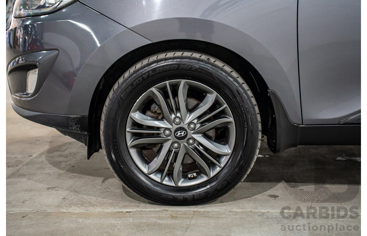 9/2014 Hyundai ix35 Highlander (AWD) LM Series II 4d Wagon Grey Titanium Metallic Turbo Diesel 2.0L