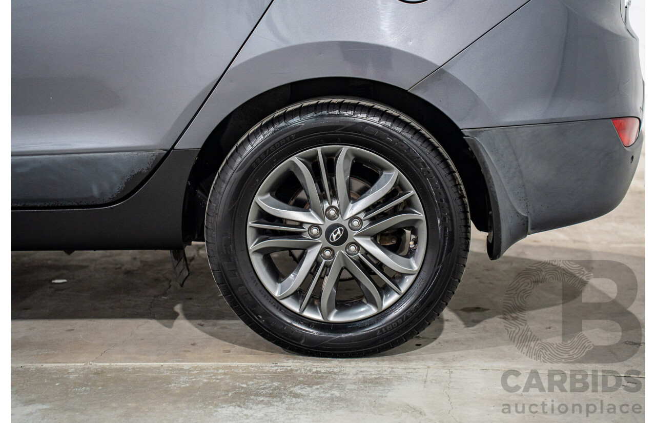 9/2014 Hyundai ix35 Highlander (AWD) LM Series II 4d Wagon Grey Titanium Metallic Turbo Diesel 2.0L