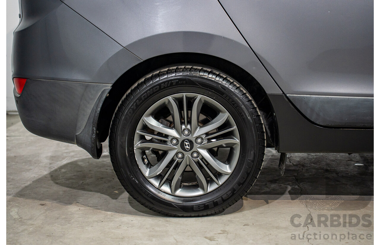 9/2014 Hyundai ix35 Highlander (AWD) LM Series II 4d Wagon Grey Titanium Metallic Turbo Diesel 2.0L
