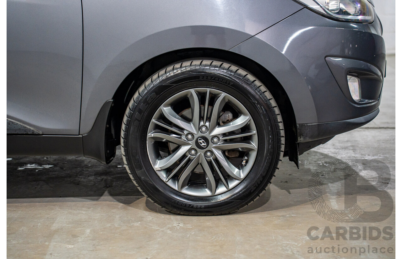 9/2014 Hyundai ix35 Highlander (AWD) LM Series II 4d Wagon Grey Titanium Metallic Turbo Diesel 2.0L