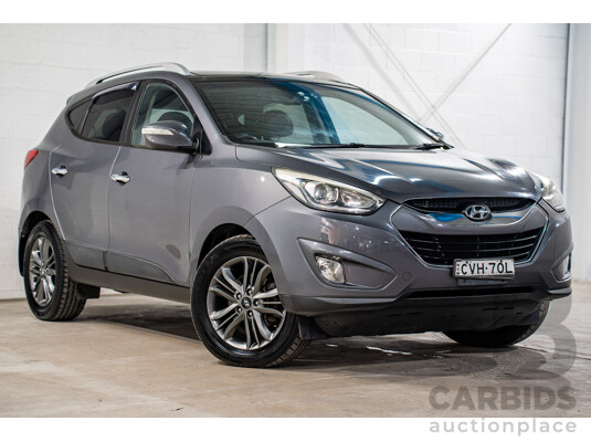 9/2014 Hyundai ix35 Highlander (AWD) LM Series II 4d Wagon Grey Titanium Metallic Turbo Diesel 2.0L