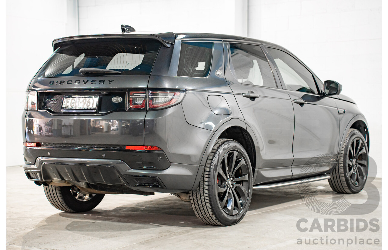 02/2020 Land Rover Discovery Sport D180 R-Dynamic SE (132kW AWD) L550 MY20.5 4d Wagon Carpathian Grey Metallic Turbo Diesel 2.0L