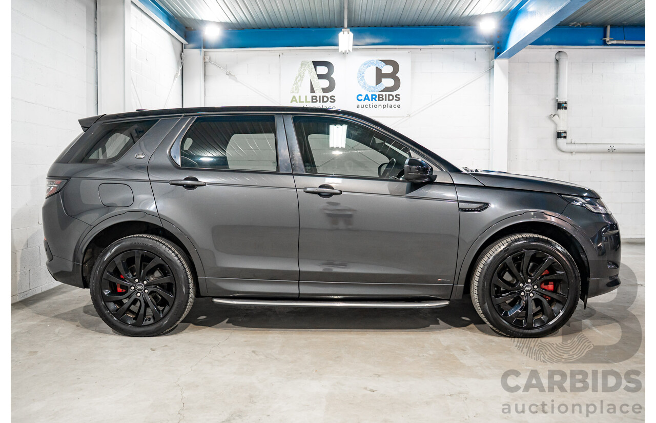 02/2020 Land Rover Discovery Sport D180 R-Dynamic SE (132kW AWD) L550 MY20.5 4d Wagon Carpathian Grey Metallic Turbo Diesel 2.0L