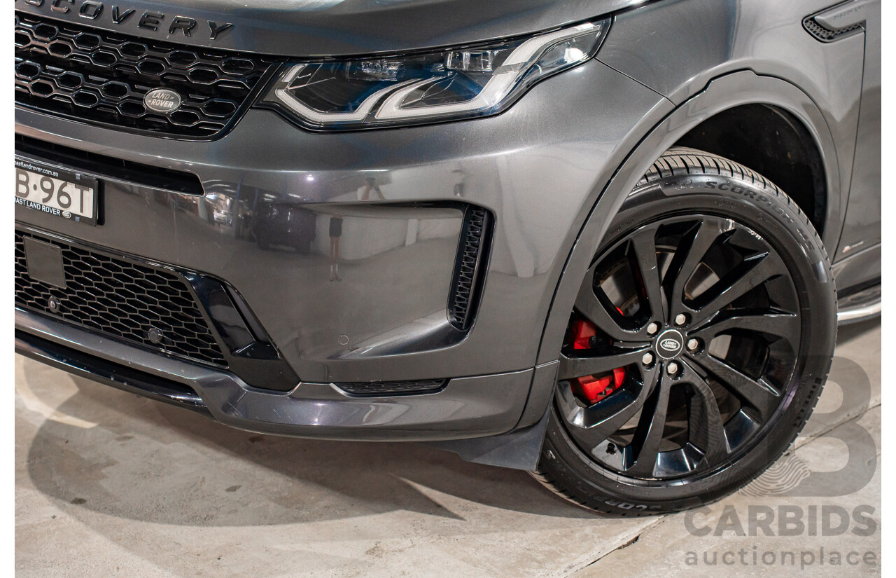 02/2020 Land Rover Discovery Sport D180 R-Dynamic SE (132kW AWD) L550 MY20.5 4d Wagon Carpathian Grey Metallic Turbo Diesel 2.0L