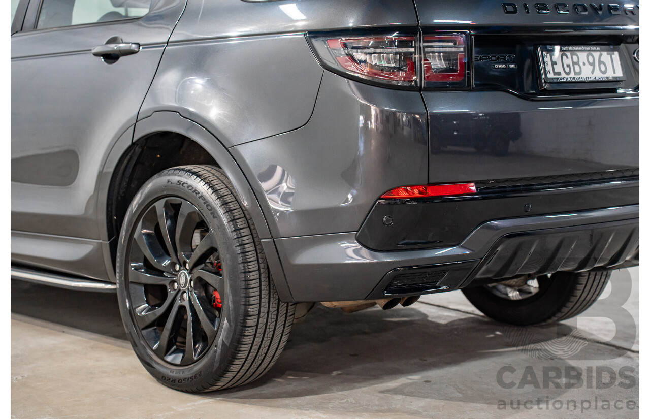 02/2020 Land Rover Discovery Sport D180 R-Dynamic SE (132kW AWD) L550 MY20.5 4d Wagon Carpathian Grey Metallic Turbo Diesel 2.0L
