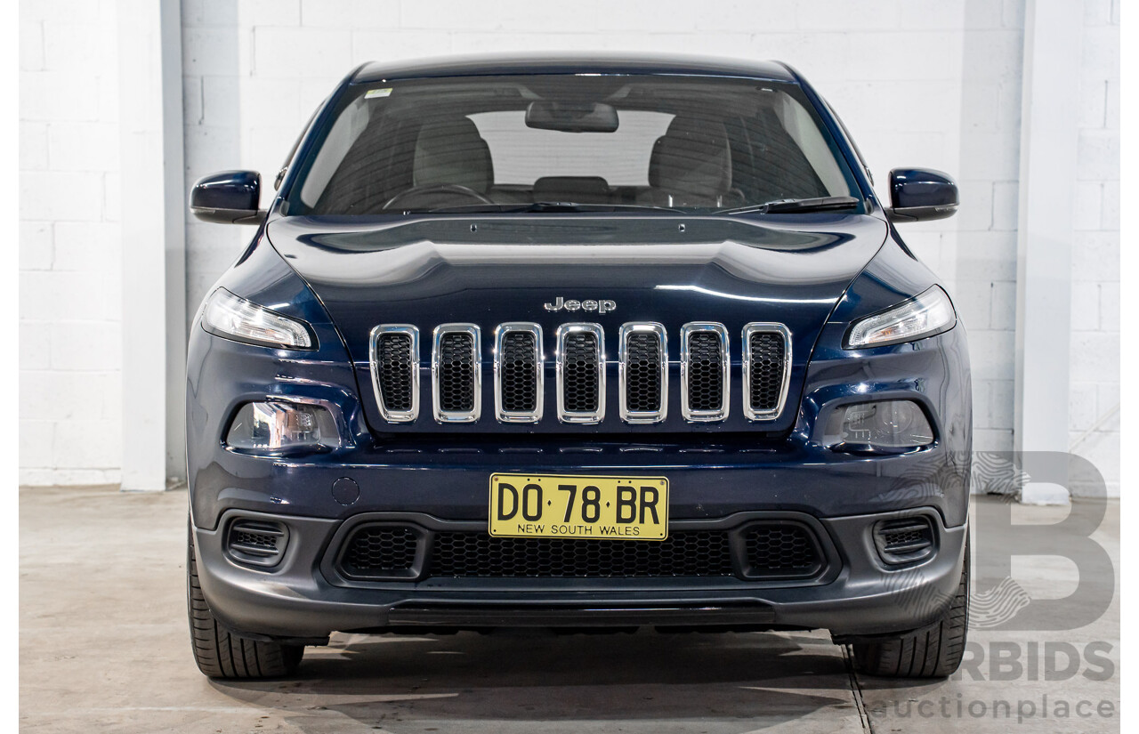 12/2016 Jeep Cherokee Sport (RWD) KL MY16 4d Wagon True Blue Pearl 2.4L