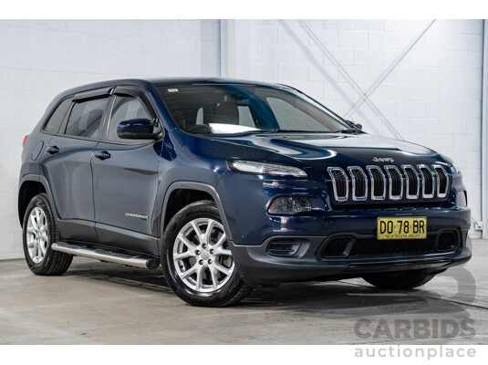 12/2016 Jeep Cherokee Sport (RWD) KL MY16 4d Wagon True Blue Pearl 2.4L