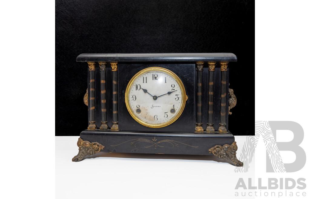 Reproduction French Style Sessions Mantle Clock