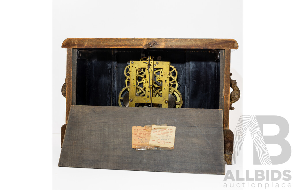 Reproduction French Style Sessions Mantle Clock