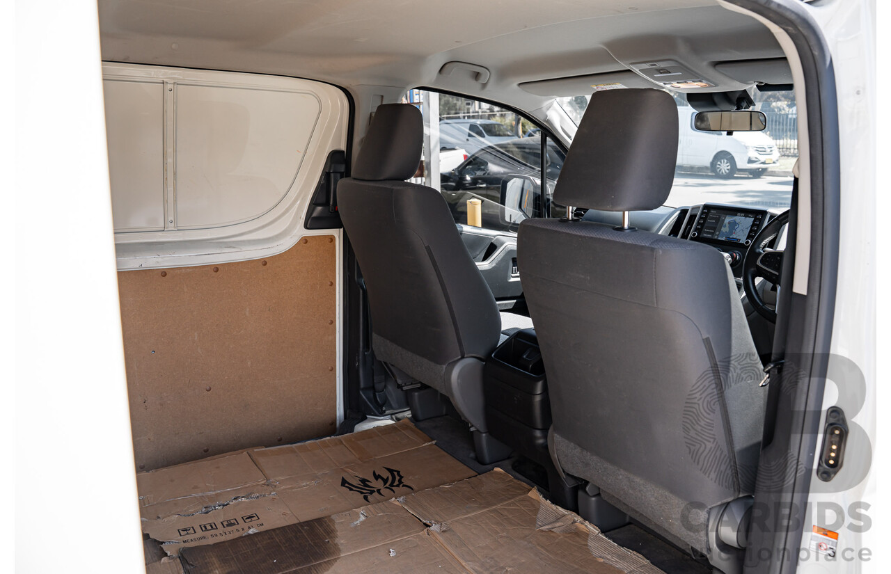 10/2023 Toyota Hiace LWB Panel Option (RWD) GDH300R 5D Van French Vanilla White Turbo Diesel 2.8L