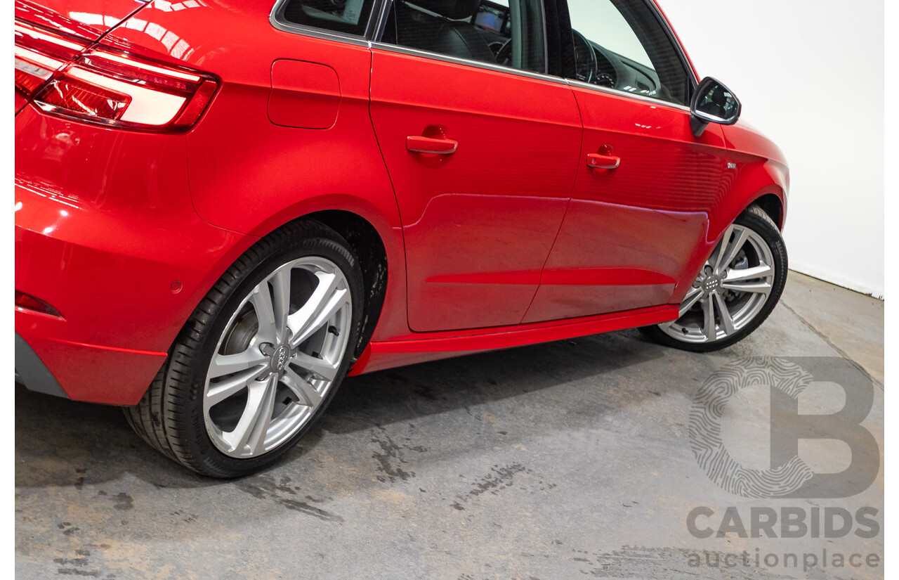 07/2020 Audi A3 40 TFSI S-Line Plus 8V MY20 4d Hatch Tango Red Metallic Turbo 2.0L