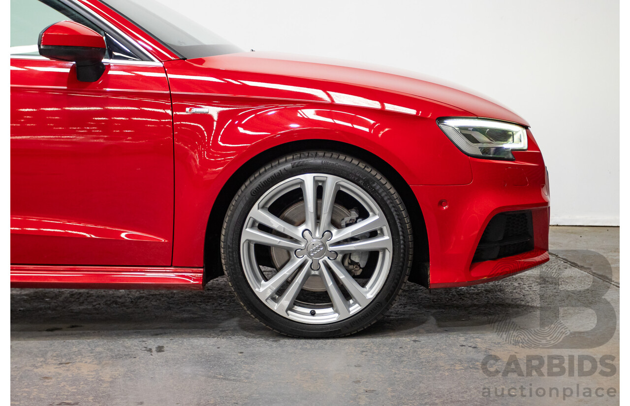 07/2020 Audi A3 40 TFSI S-Line Plus 8V MY20 4d Hatch Tango Red Metallic Turbo 2.0L