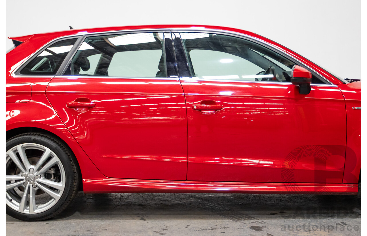 07/2020 Audi A3 40 TFSI S-Line Plus 8V MY20 4d Hatch Tango Red Metallic Turbo 2.0L