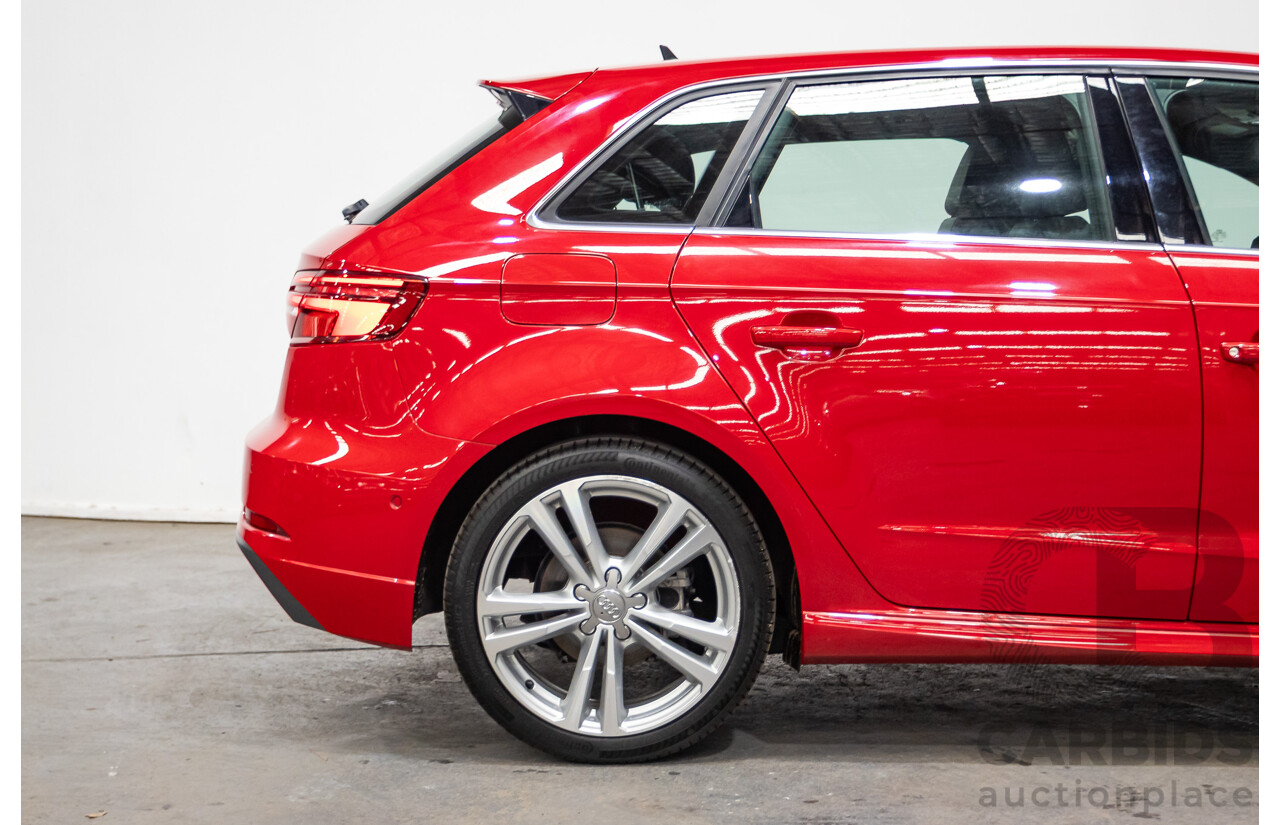 07/2020 Audi A3 40 TFSI S-Line Plus 8V MY20 4d Hatch Tango Red Metallic Turbo 2.0L
