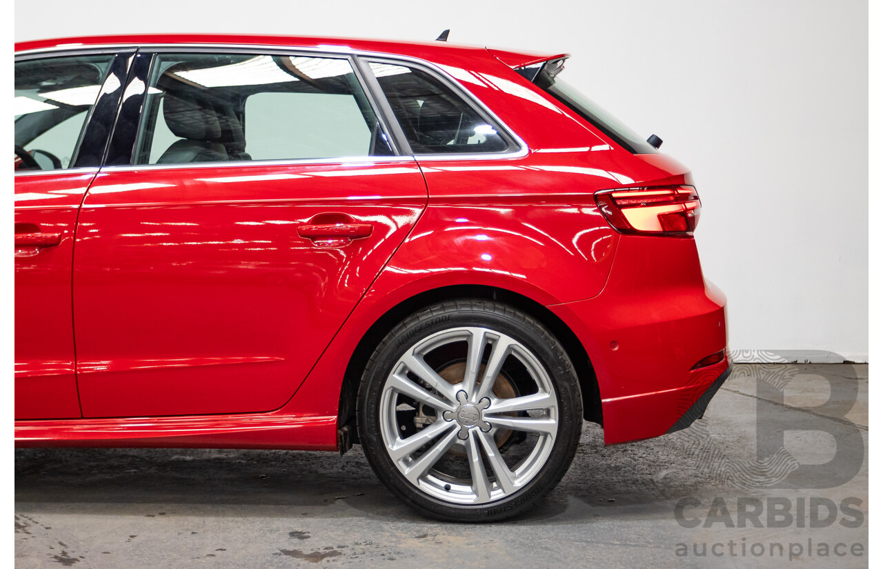 07/2020 Audi A3 40 TFSI S-Line Plus 8V MY20 4d Hatch Tango Red Metallic Turbo 2.0L