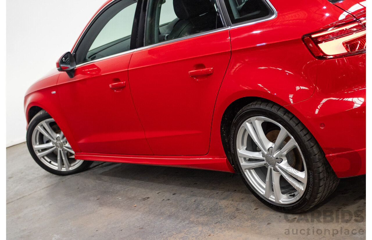 07/2020 Audi A3 40 TFSI S-Line Plus 8V MY20 4d Hatch Tango Red Metallic Turbo 2.0L