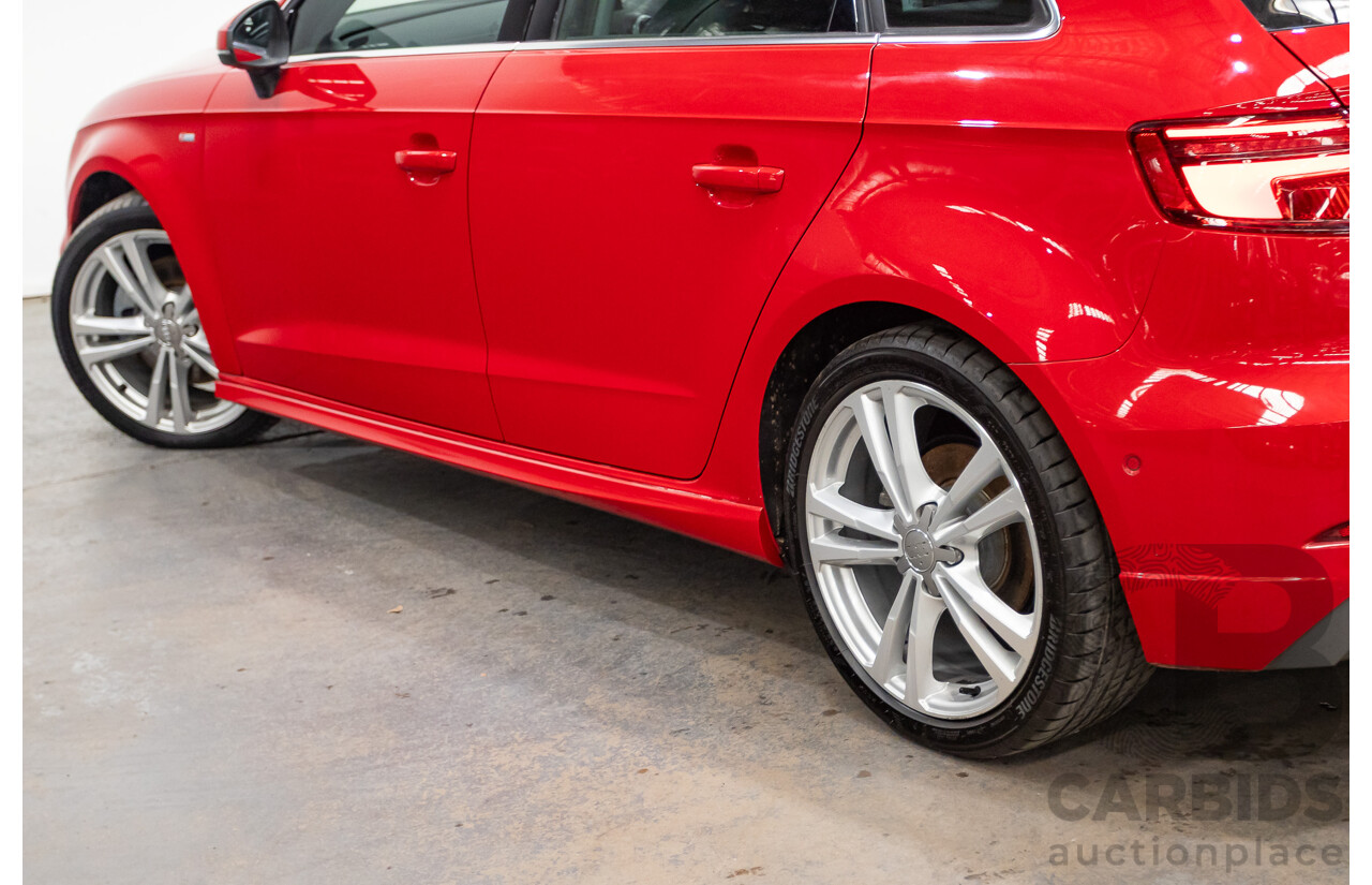 07/2020 Audi A3 40 TFSI S-Line Plus 8V MY20 4d Hatch Tango Red Metallic Turbo 2.0L