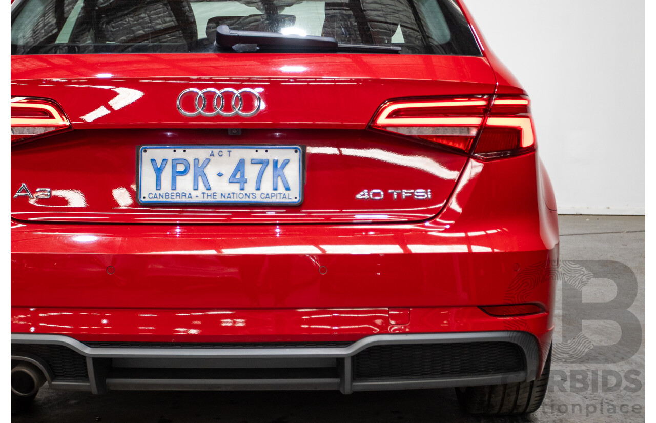 07/2020 Audi A3 40 TFSI S-Line Plus 8V MY20 4d Hatch Tango Red Metallic Turbo 2.0L
