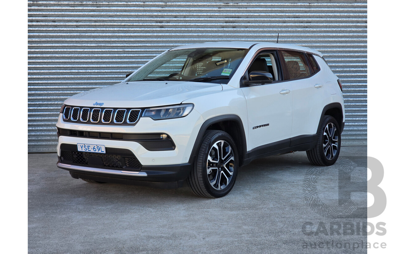02/2024 Jeep Compass Limited 4xe (AWD) MY24 MV 4d Wagon Alpine White Turbo 1.3L - 44kw Plug In Hybrid
