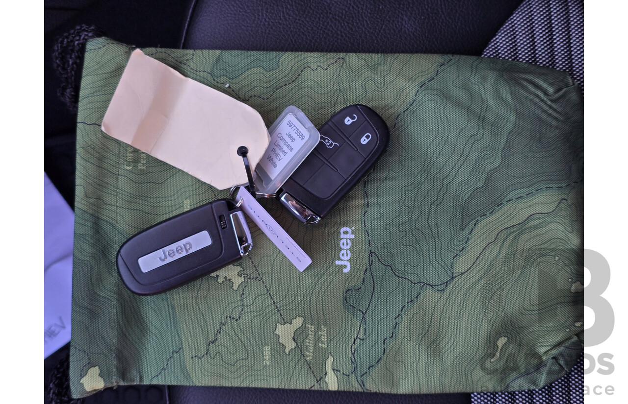 02/2024 Jeep Compass Limited 4xe (AWD) MY24 MV 4d Wagon Alpine White Turbo 1.3L - 44kw Plug In Hybrid