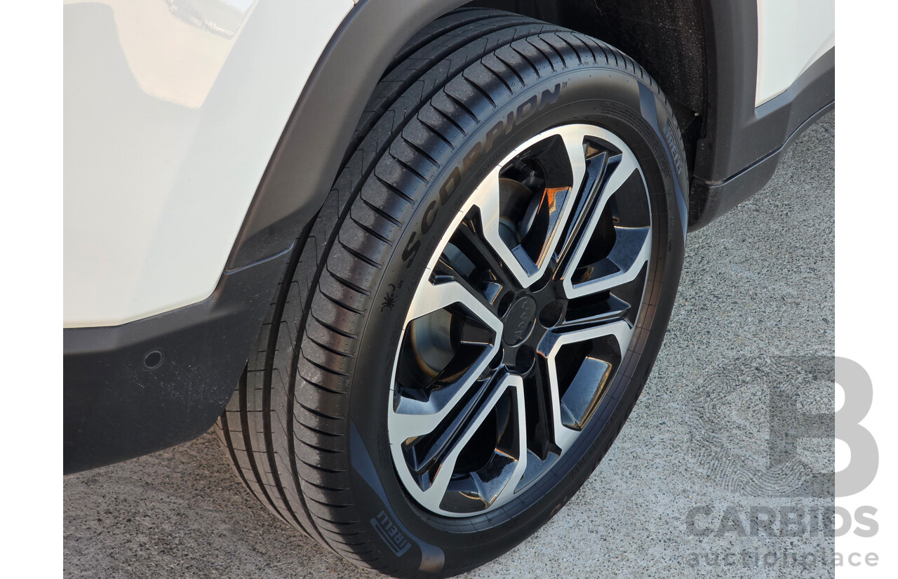 02/2024 Jeep Compass Limited 4xe (AWD) MY24 MV 4d Wagon Alpine White Turbo 1.3L - 44kw Plug In Hybrid