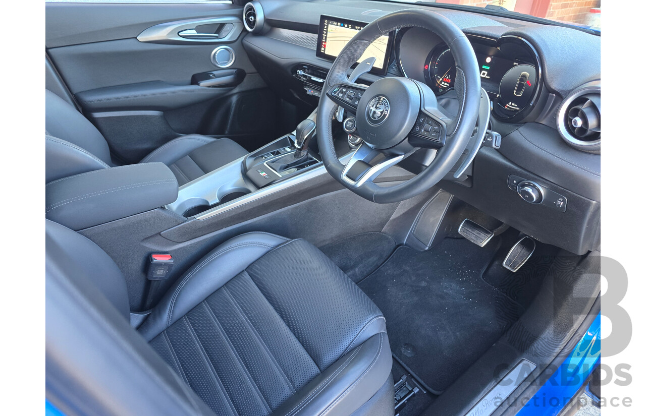 10/2023 Alfa Romeo Tonale Veloce Q4 PHEV (AWD) 4d Wagon Misano Blue Metallic Turbo 1.3L - 90kw Plug In Hybrid