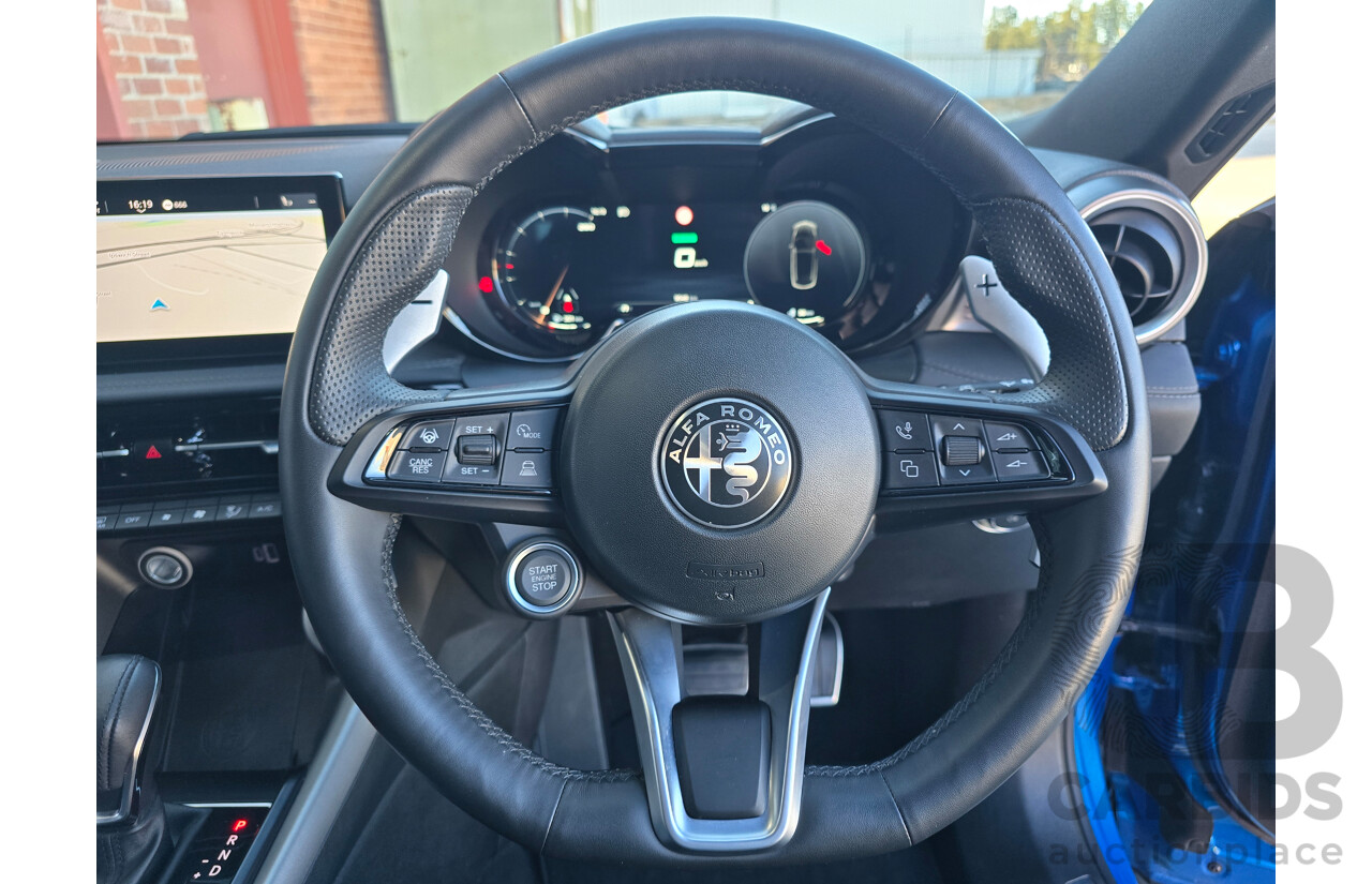 10/2023 Alfa Romeo Tonale Veloce Q4 PHEV (AWD) 4d Wagon Misano Blue Metallic Turbo 1.3L - 90kw Plug In Hybrid