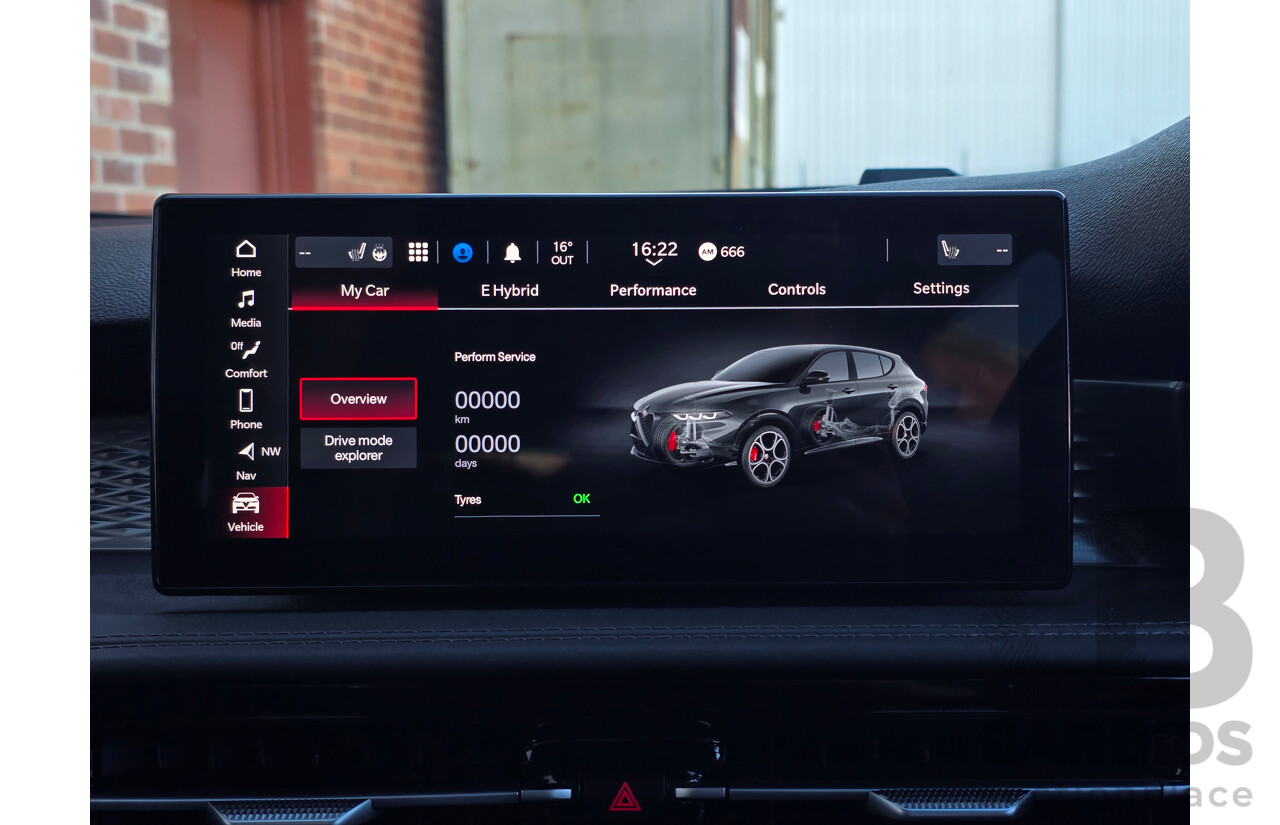 10/2023 Alfa Romeo Tonale Veloce Q4 PHEV (AWD) 4d Wagon Misano Blue Metallic Turbo 1.3L - 90kw Plug In Hybrid