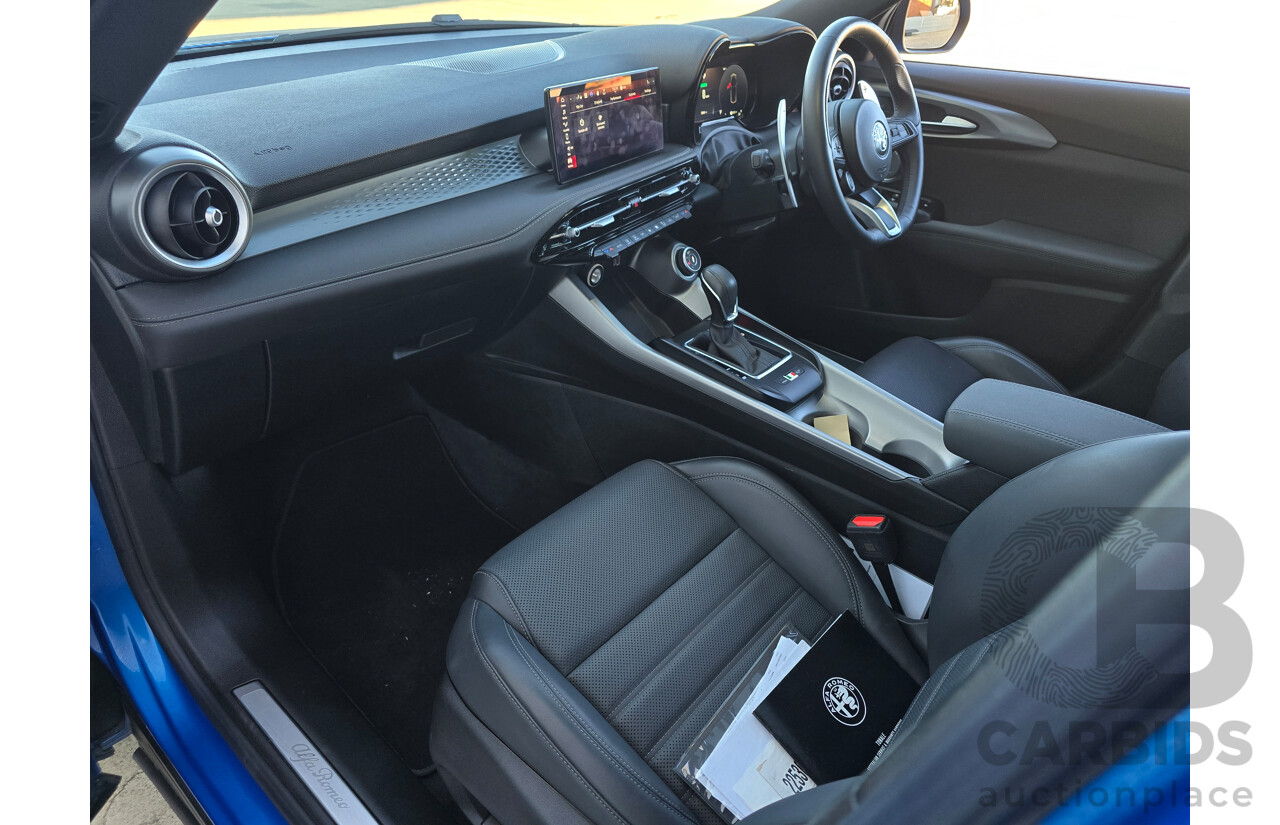 10/2023 Alfa Romeo Tonale Veloce Q4 PHEV (AWD) 4d Wagon Misano Blue Metallic Turbo 1.3L - 90kw Plug In Hybrid
