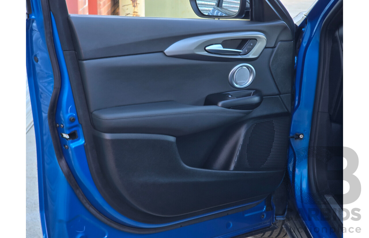 10/2023 Alfa Romeo Tonale Veloce Q4 PHEV (AWD) 4d Wagon Misano Blue Metallic Turbo 1.3L - 90kw Plug In Hybrid