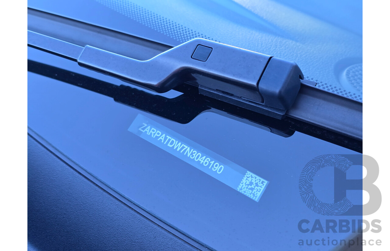 10/2023 Alfa Romeo Tonale Veloce Q4 PHEV (AWD) 4d Wagon Misano Blue Metallic Turbo 1.3L - 90kw Plug In Hybrid