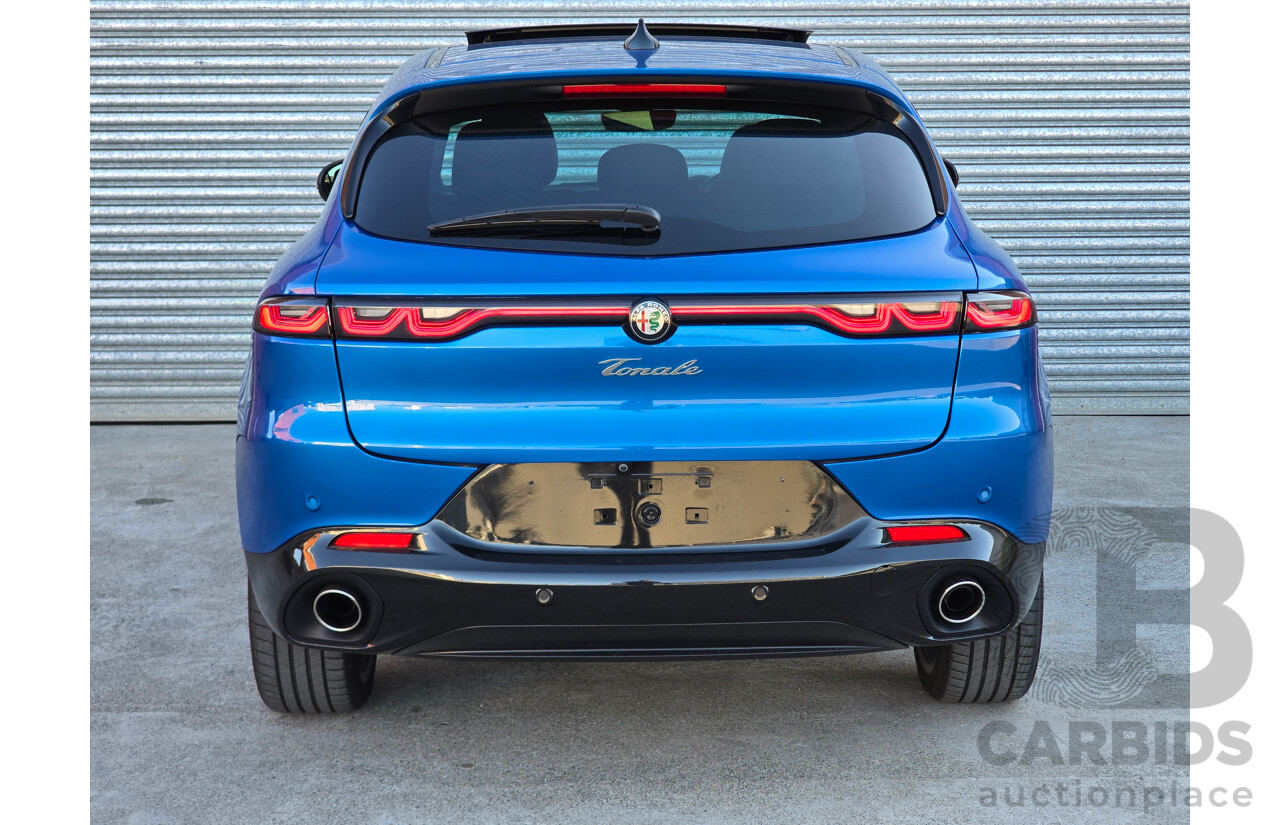 10/2023 Alfa Romeo Tonale Veloce Q4 PHEV (AWD) 4d Wagon Misano Blue Metallic Turbo 1.3L - 90kw Plug In Hybrid