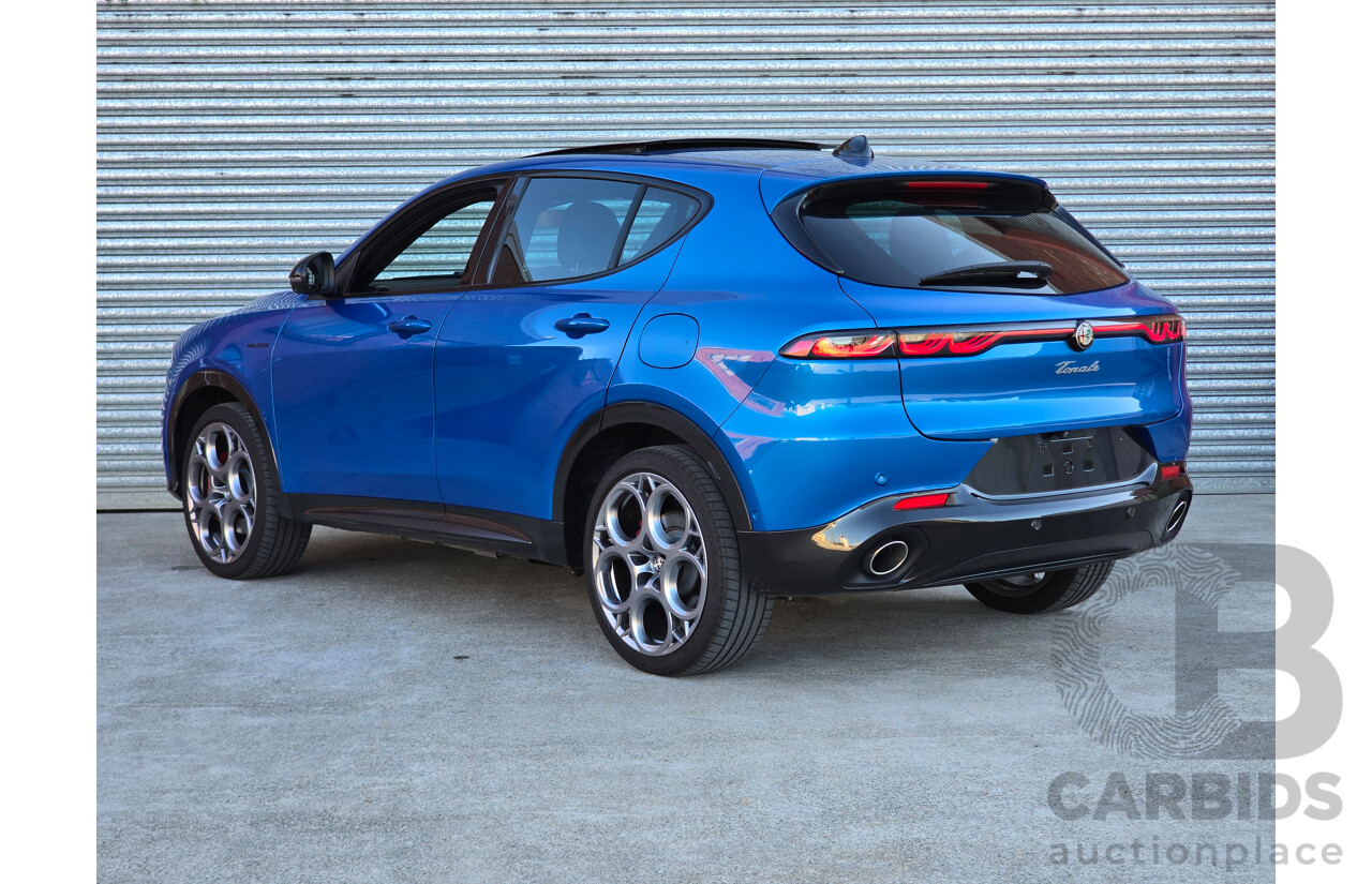 10/2023 Alfa Romeo Tonale Veloce Q4 PHEV (AWD) 4d Wagon Misano Blue Metallic Turbo 1.3L - 90kw Plug In Hybrid