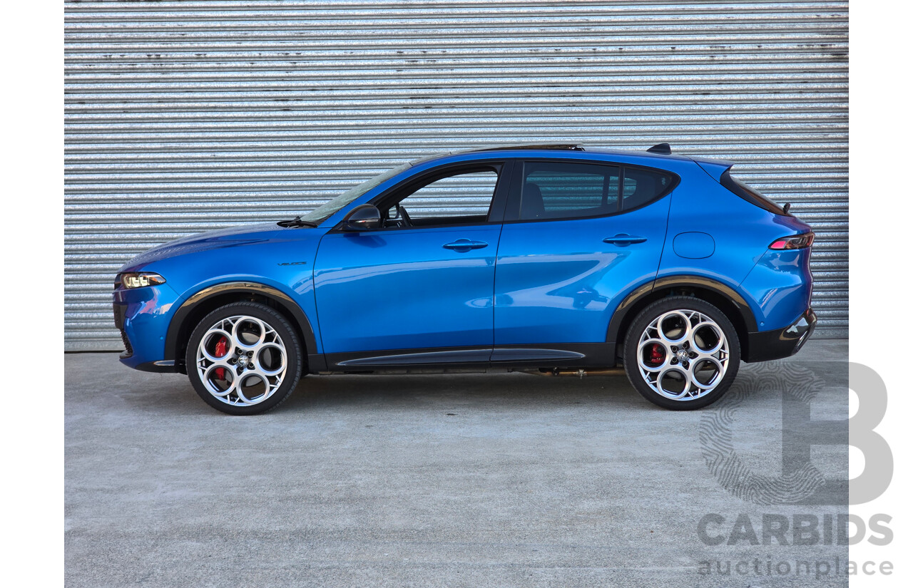 10/2023 Alfa Romeo Tonale Veloce Q4 PHEV (AWD) 4d Wagon Misano Blue Metallic Turbo 1.3L - 90kw Plug In Hybrid