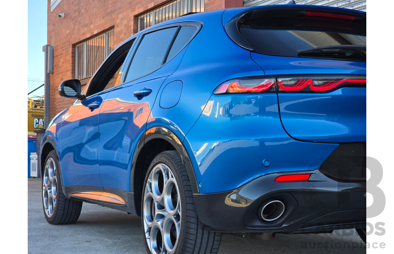 10/2023 Alfa Romeo Tonale Veloce Q4 PHEV (AWD) 4d Wagon Misano Blue Metallic Turbo 1.3L - 90kw Plug In Hybrid