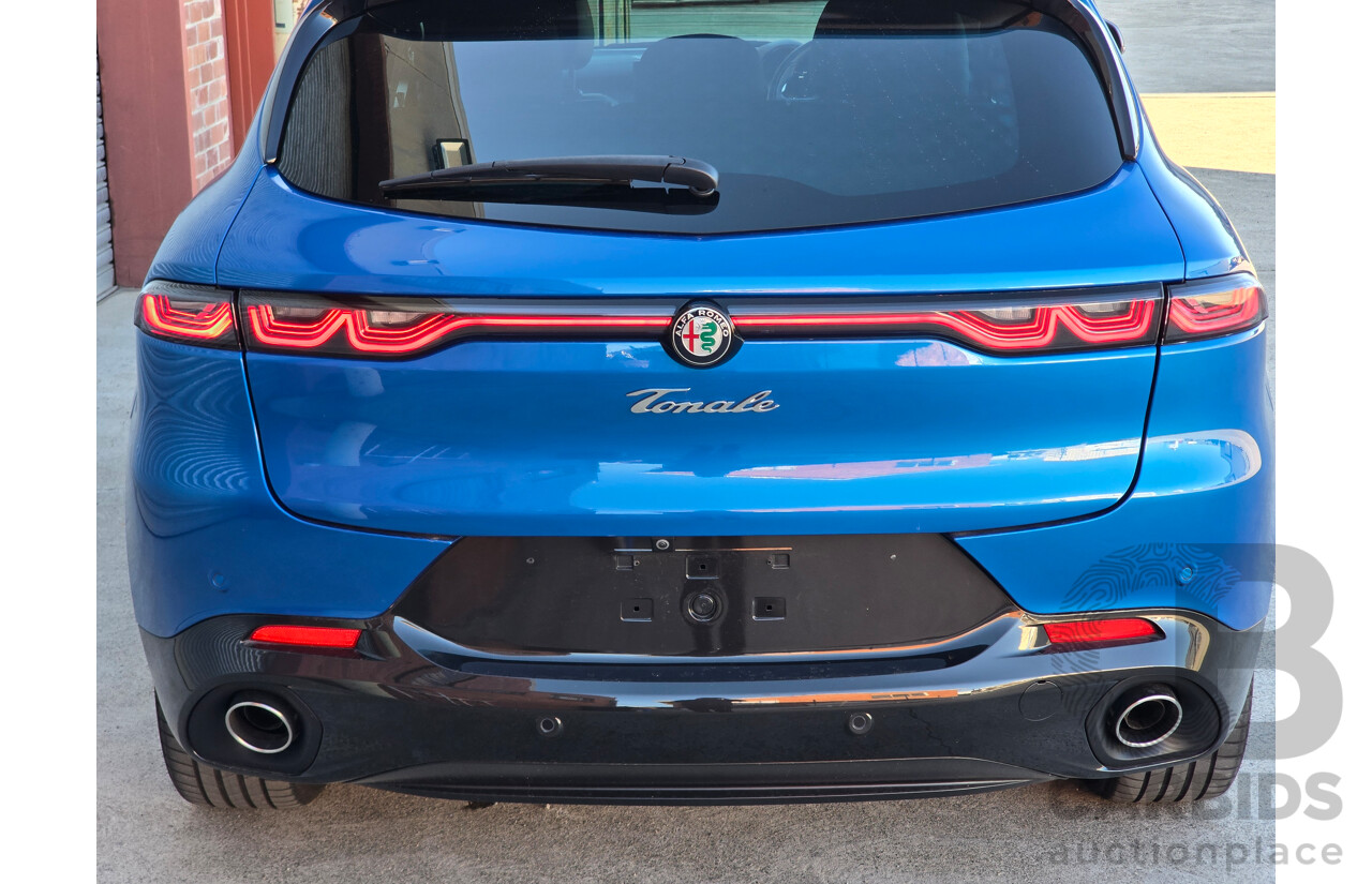 10/2023 Alfa Romeo Tonale Veloce Q4 PHEV (AWD) 4d Wagon Misano Blue Metallic Turbo 1.3L - 90kw Plug In Hybrid