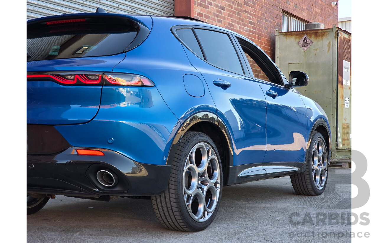 10/2023 Alfa Romeo Tonale Veloce Q4 PHEV (AWD) 4d Wagon Misano Blue Metallic Turbo 1.3L - 90kw Plug In Hybrid