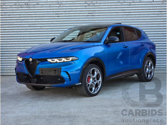 10/2023 Alfa Romeo Tonale Veloce Q4 PHEV (AWD) 4d Wagon Misano Blue Metallic Turbo 1.3L - 90kw Plug In Hybrid