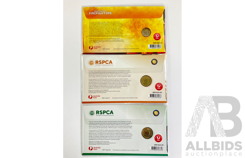 Three Australian PNCs Including Two 2021 RSPCA and 2020 Firefighters