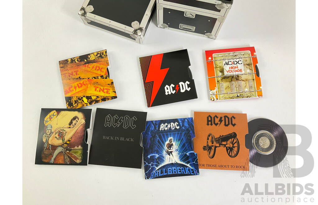Australian RAM 2021 AC/DC Seven Twenty Cent Coin Box Set