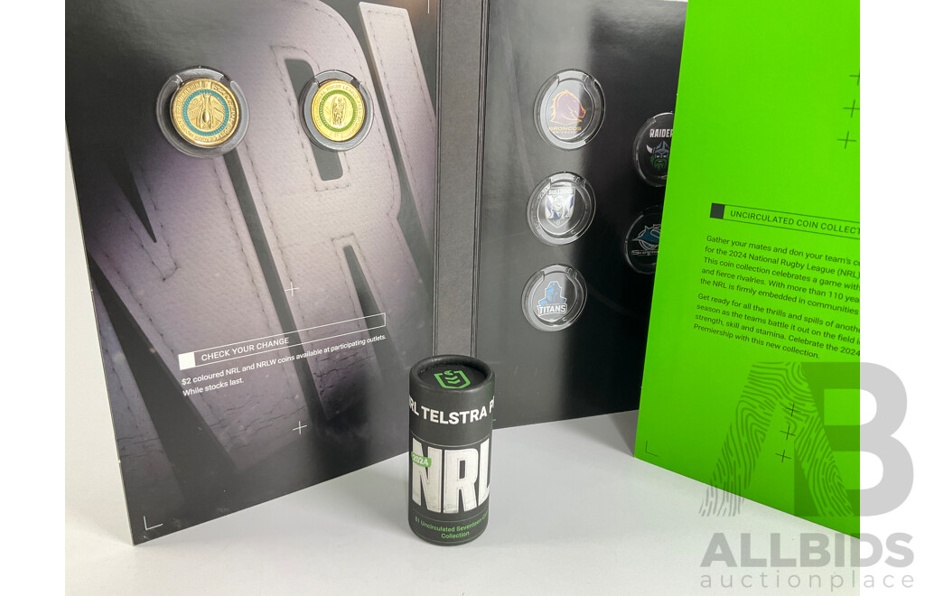 Australian RAM 2024 NRL Coin Collection and Folder