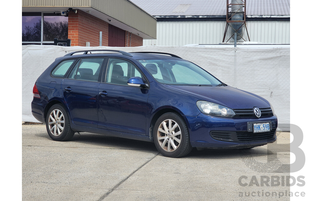 6/2010 Volkswagen Golf 90 TSI Trendline 1K MY10 4d Wagon Blue 1.4L