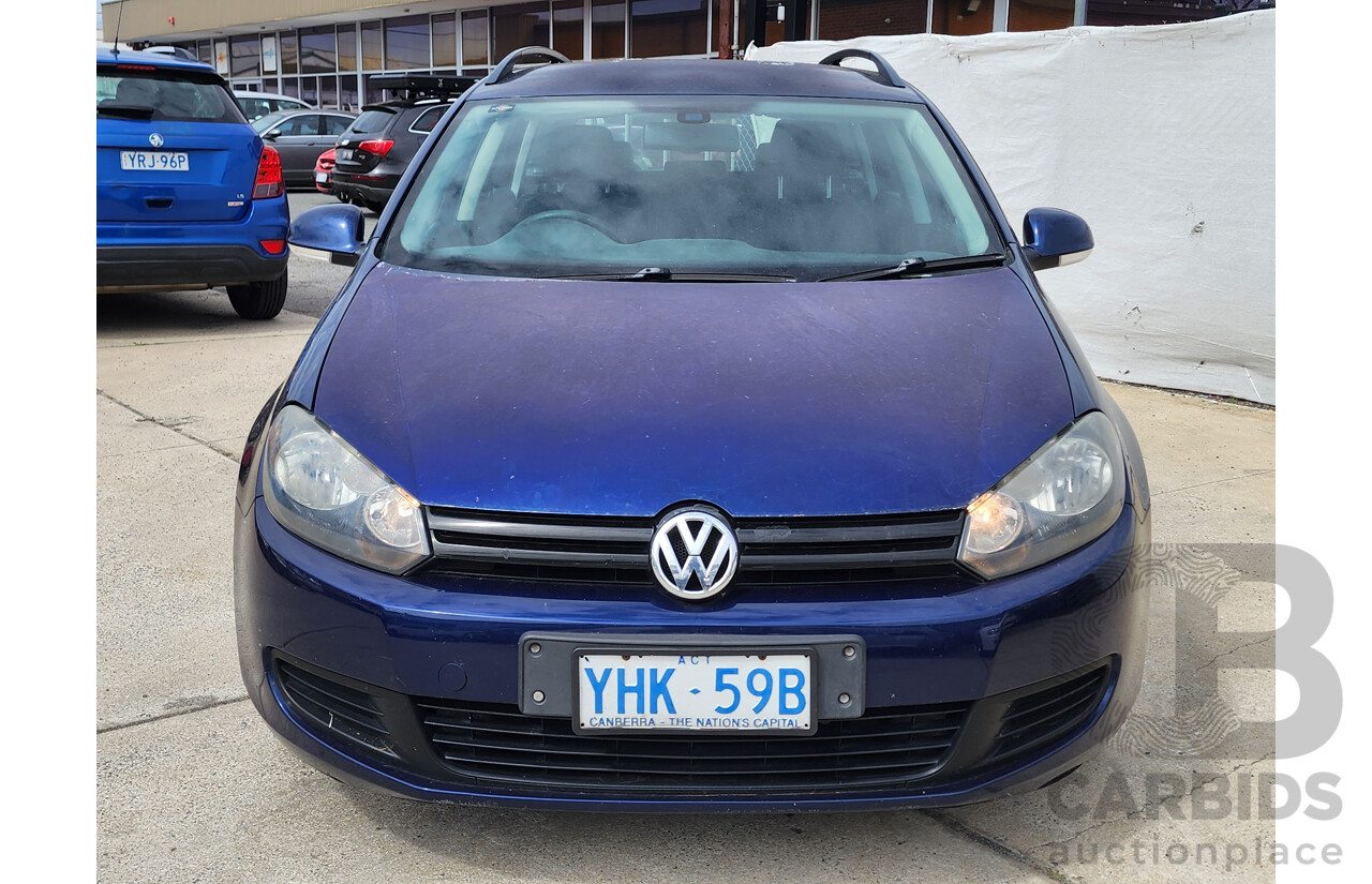 6/2010 Volkswagen Golf 90 TSI Trendline 1K MY10 4d Wagon Blue 1.4L