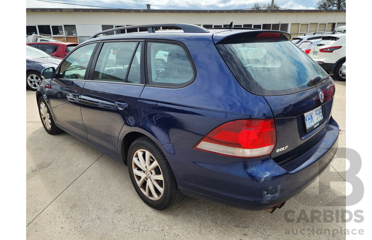6/2010 Volkswagen Golf 90 TSI Trendline 1K MY10 4d Wagon Blue 1.4L
