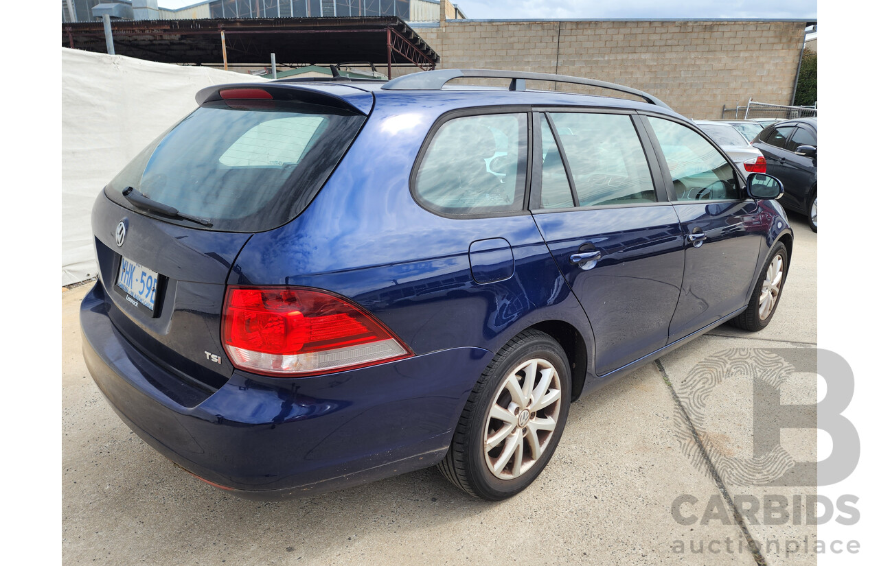 6/2010 Volkswagen Golf 90 TSI Trendline 1K MY10 4d Wagon Blue 1.4L