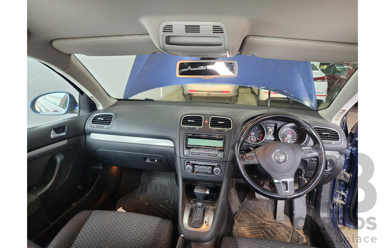 6/2010 Volkswagen Golf 90 TSI Trendline 1K MY10 4d Wagon Blue 1.4L