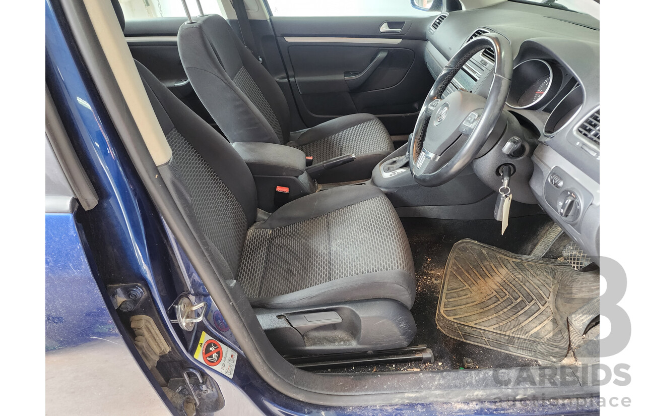 6/2010 Volkswagen Golf 90 TSI Trendline 1K MY10 4d Wagon Blue 1.4L