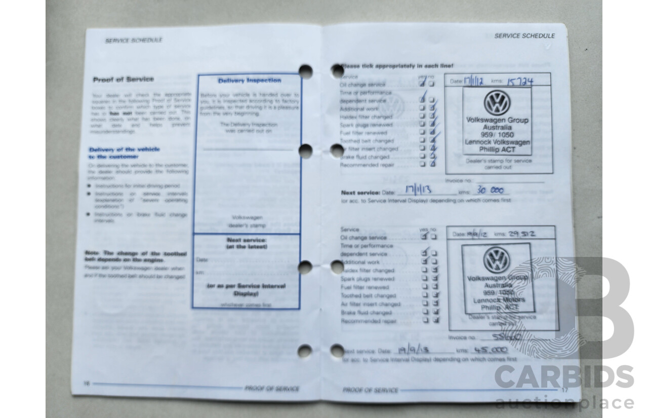 6/2010 Volkswagen Golf 90 TSI Trendline 1K MY10 4d Wagon Blue 1.4L