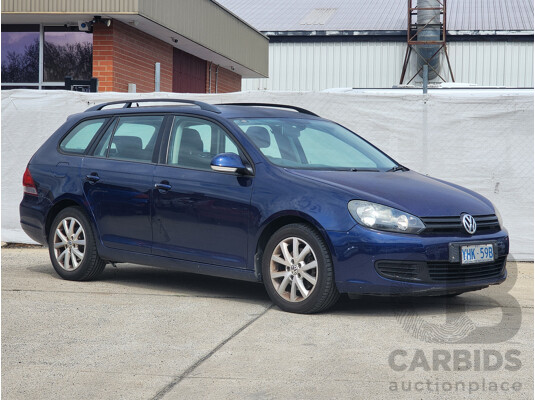 6/2010 Volkswagen Golf 90 TSI Trendline 1K MY10 4d Wagon Blue 1.4L