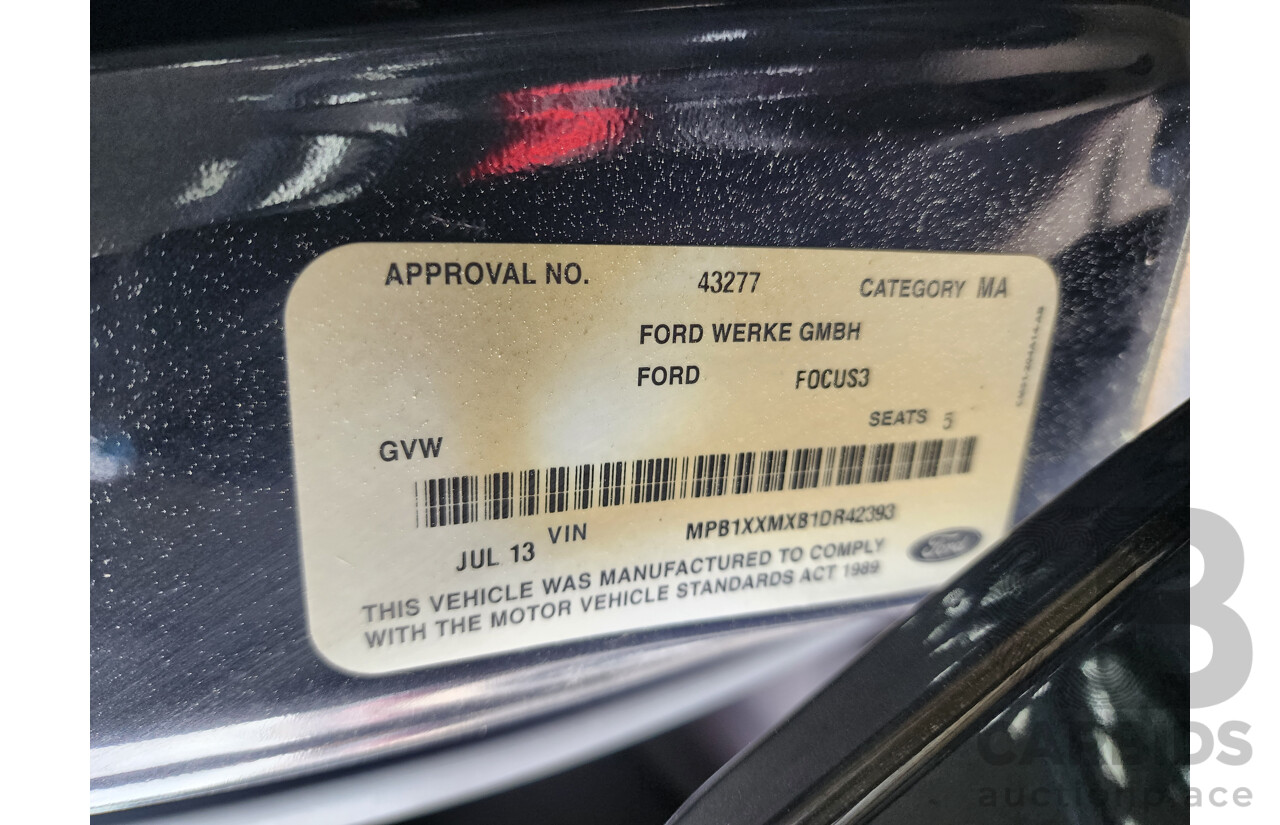 7/2013 Ford Focus Trend LW MK2 5d Hatchback Grey 2.0L